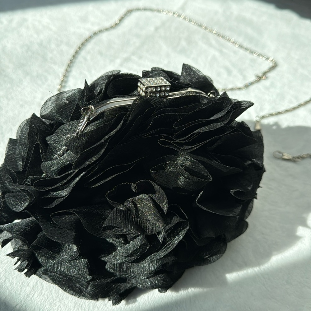Special occasion black Bebe purse